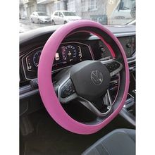 Pembe Silikon Direksiyon Kılıfı