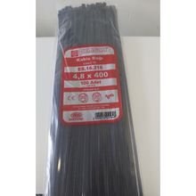Pemsan 4,8x400 mm 100'lü Paket Siyah Kablo Bağı