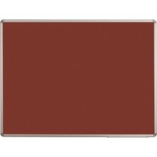 Penguen Alüminyum Çerçeve Duvara Monte Bordo Kumaşlı 60x120 cm Pano