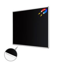 Penguen LYT207-S 100x150 cm Alüminyum Çerçeve Duvara Monte Manyetik Kara Tahta