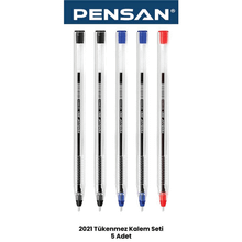 Pensan 2021 5 Adet Tükenmez Kalem Seti