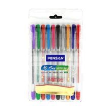 Pensan My-King Simli 10'lu Jel Kalem