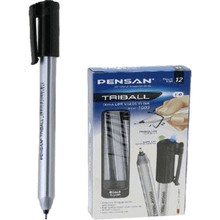 Pensan Trıball 1 mm Siyah 12'li Paket Tükenmez Kalem
