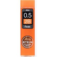 Pentel Ain Stein Min 0.5 mm 2B 40`lı Tüp Mekanik Kurşun Kalem Ucu