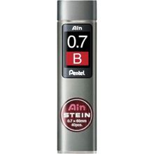 Pentel Ain Stein Min 0.7 mm B 40`lı Tüp Mekanik Kurşun Kalem Ucu