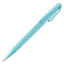 Pentel Brush Pale Blue Sign Pen Fırça Uçlu Kalem