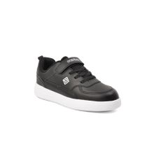 PEPINO 1302-F Siyah Beyaz Unisex Çocuk Spor Ayakkabı