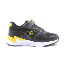 PEPİNO 1335 Siyah Sarı Unisex Çocuk Spor Ayakkabı