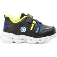 PEPİNO Kids PK22 1352 Siyah Sarı Erkek Çocuk Spor Ayakkabı