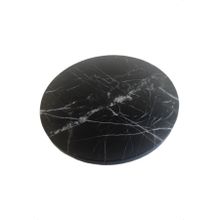 PeraMarble Doğal Mermer Avangard Black Servis Tabağı