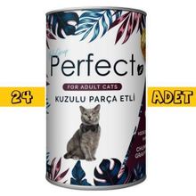 Perfect 24x400 gr Parça Kuzu Etli Kedi Yaş Konserve