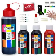 Perfection Canon Pixma E4240 - E414 - E484 - E3340 Yazıcı Uyumlu 500 ml + 3x100 ml Mürekkep Seti