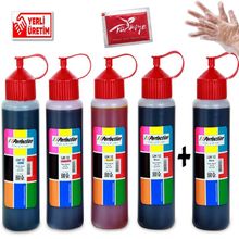 Perfection Hp 5x500 ml Deskjet 3785 3787 3835 Yazıcı Uyumlu Kartuş Dolum Seti