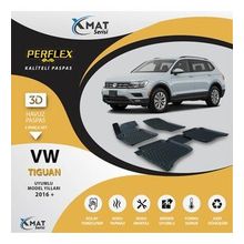 Perflex X-Mat Tiguan 2016+ Siyah 3D Havuzlu Paspas