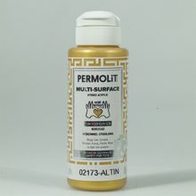 Permolit 120 ml Metalik Altın Multi Surface Akrilik Hobi Boyası