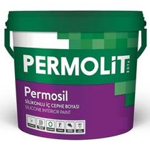 Permolit Permosil Ofis Gri 10 kg Silikonlu İç Cephe Duvar Boyası