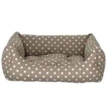 Pet Comfort 40x50 cm Uniform Bej Puantiyeli Kedi ve Köpek Yatağı