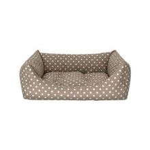 Pet Comfort 50x60 cm Uniform Bej Puantiyeli Kedi ve Köpek Yatağı
