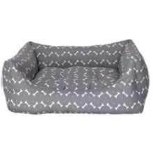 Pet Comfort 50x60 cm Uniform Bone Gri-Beyaz Kedi ve Köpek Yatağı