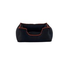Pet Comfort Alpha Siyah W Turuncu Biye S 60x50 cm Kedi ve Köpek Yatağı