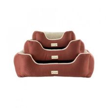 Pet Comfort Echo Mirinda Tarçın Ecru Peluş 80x65 cm Köpek Yatağı
