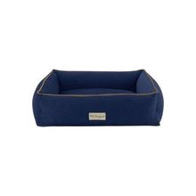 Pet Comfort Golf Vita Parliament Mavi W Hardal Biye 75x60 cm Köpek Yatağı
