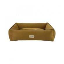 Pet Comfort Golf Vita Parliament Mavi W Hardal Biye 90x70 cm Köpek Yatağı