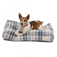 Pet Comfort Lima Mavi Kareli S 70x40 cm Köpek Yatağı