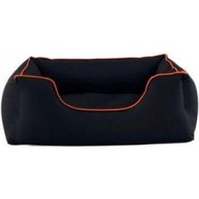 Pet Comfort Siyah W Turuncu Biye M 80x65 cm 21051 Alpha Köpek Yatağı