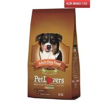 Pet Lovers 1 kg Açık Biftekli Yetişkin Köpek Maması