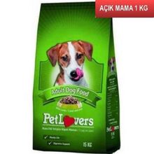 Pet Lovers 1 kg Açık Kuzulu Yetişkin Köpek Maması