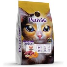 Petiva 3 kg Kuzu Etli Yetişkin Kedi Maması