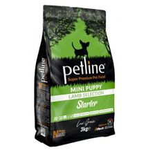 Petline 3 kg Süper Premium Starter Kuzu Etli Mini Irk Yavru Köpek Maması