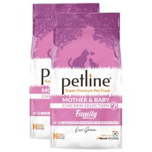Petline Family Düşük Tahıllı Tavuklu 2x1.5 kg Anne ve Yavru Kuru Kedi Maması