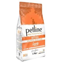 Petline Lovely Somonlu 1.5 kg Yavru Kedi Maması