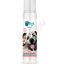 Petlove 225 ml Çilek Durulanmayan Köpük Şampuan