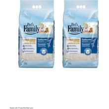 Pet's Family 5 lt x 2 Kalın Taneli Kedi Kumu