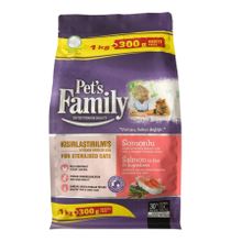 Pet's Family Premium Somonlu Kısırlaştırılmış Yetişkin 1300 GR Kedi Maması