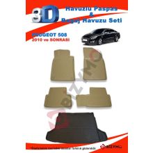 Peugeot 508 2010 ve Sonrası Bej Paspas ve Bagaj Havuzu