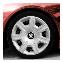 Peugeot Amblemli Gri 4'lü Takım 142 15 İnç Jant Kapağı