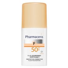 Pharmaceris Yumuşak Sıvı Fondöten 30 ml Spf 20 /01 Ivory Yoğun Kapatıcı