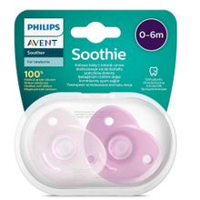 Philips 0-6 Ay Kız Avent Soothie Ortodontik Saklama Kutulu 2 Emzik