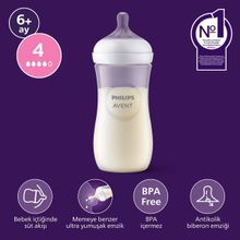 Philips Avent SCY906/01 Beyaz 330 ml Polipropilen Antikolik 3+ Ay Damaklı Biberon