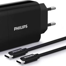 Philips DLP2621C-12 1 mt Kablolu Type-C + USB-A 30W Duvar Şarj Adaptörü
