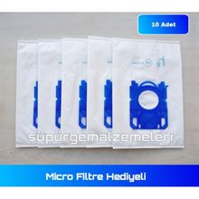 Philips FC 8430 FC 8432 FC 8436 10 Adet Uyumlu Süpürge Toz Torba