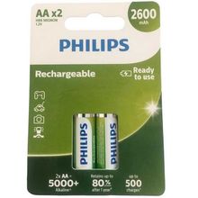 Philips Şarj Edilebilir Kalem Pil AA 2600 Mah. 2 li.