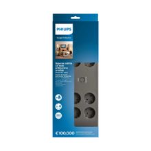 Philips SPN3180A/62 2 mt Kablo Gri 2400 Joules 8 Soket Akım Korumalı Priz