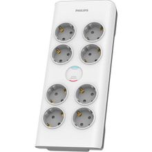 Philips SPN7080WA/62 Beyaz 900 Joules 2 mt Örgülü Kablo 8 Soket Akım Korumalı Priz