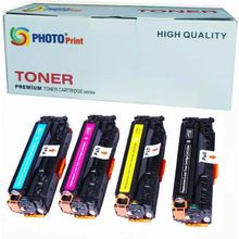 Photo Print HP Laserjet Pro 400 Color M451NW CE410A/CE411A/CE412A/CE413A İthal 4 Renk Chipli 3.500 Sayfa 1 kg Muadil Toner Seti