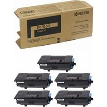 Photo Print Kyocera Ecosys P3045DN TK-3160 Chipli Siyah İthal Muadil 12.500 Sayfa 5 Adet Toner